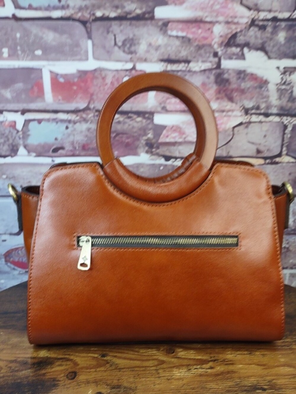 Patricia Nash "Lyon" Leather Circular-Handle Satchel - Picture 7 of 12